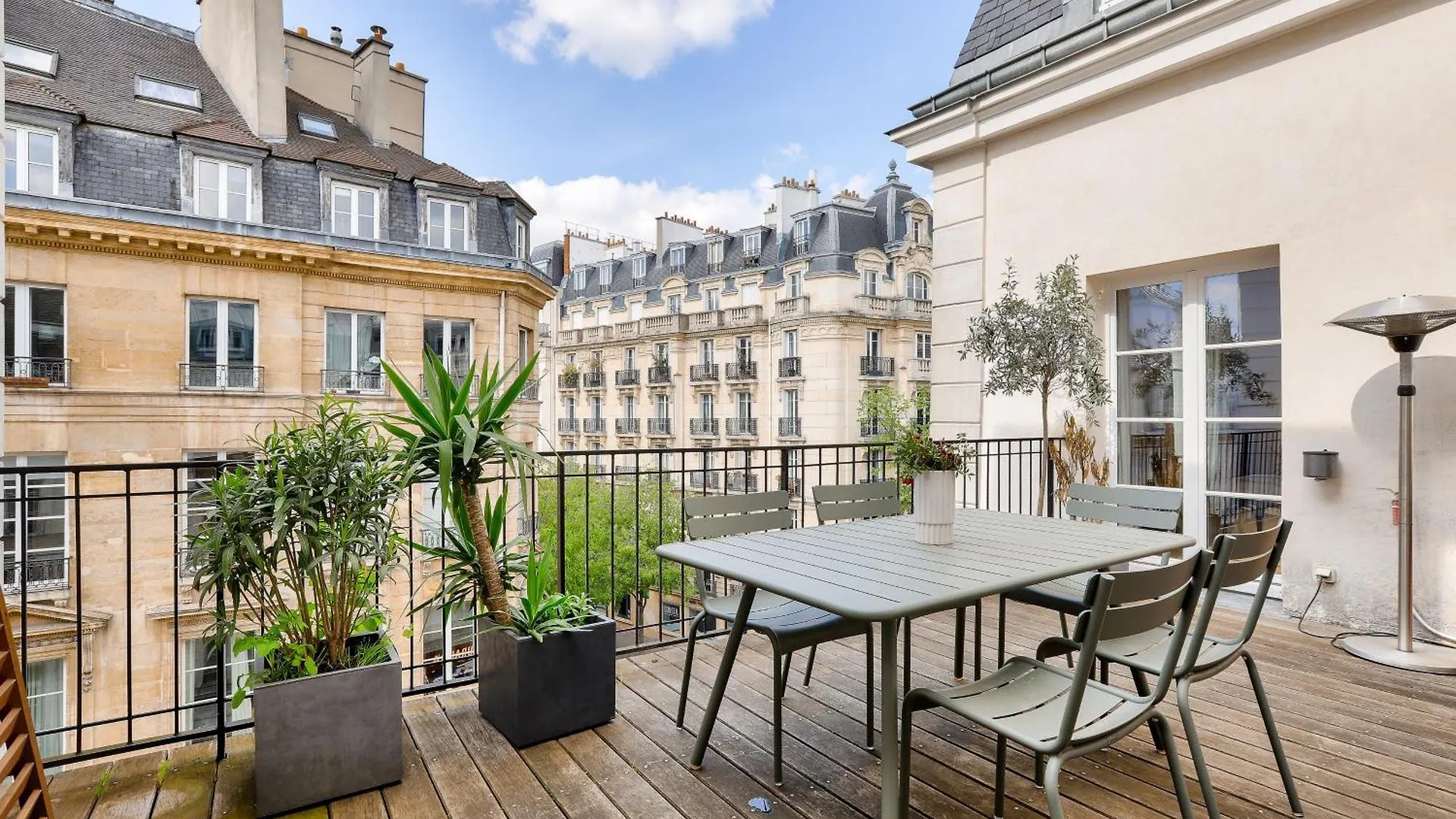 Grande Terrasse, Climatisation, 3 Chambres, Marais Paris 0*,